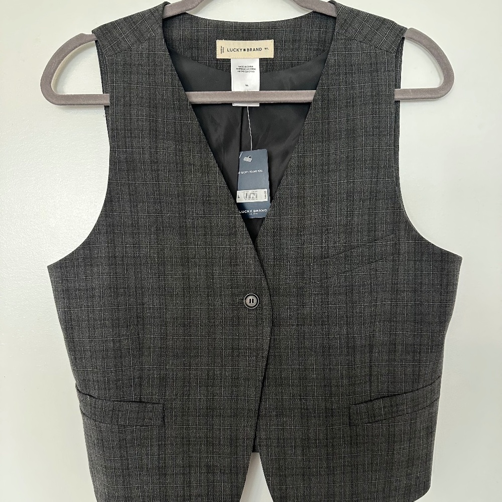 Lucky Brand Menswear Style Vest